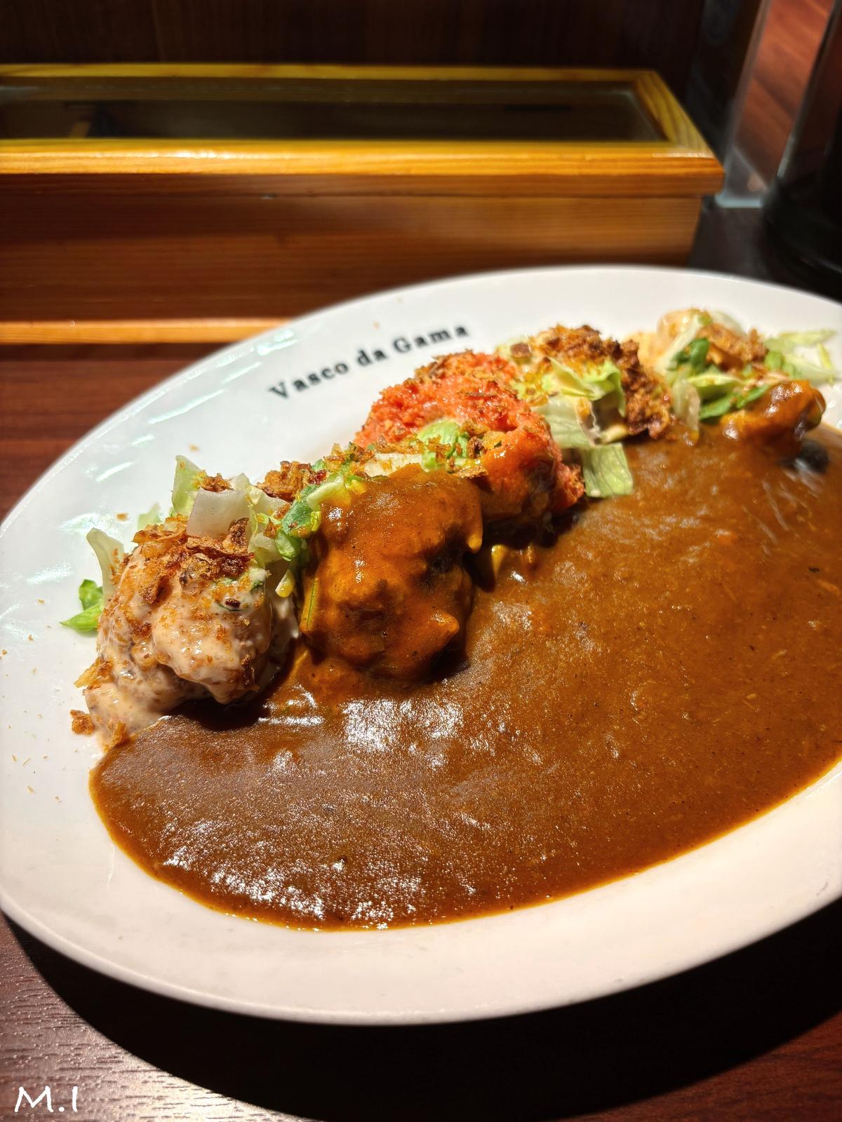 チキンの明太子クリームカレー(母ちゃんチョイス)