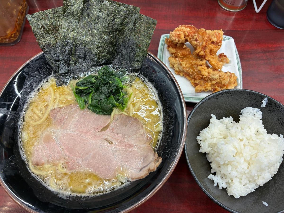 ラーメン唐揚げセット