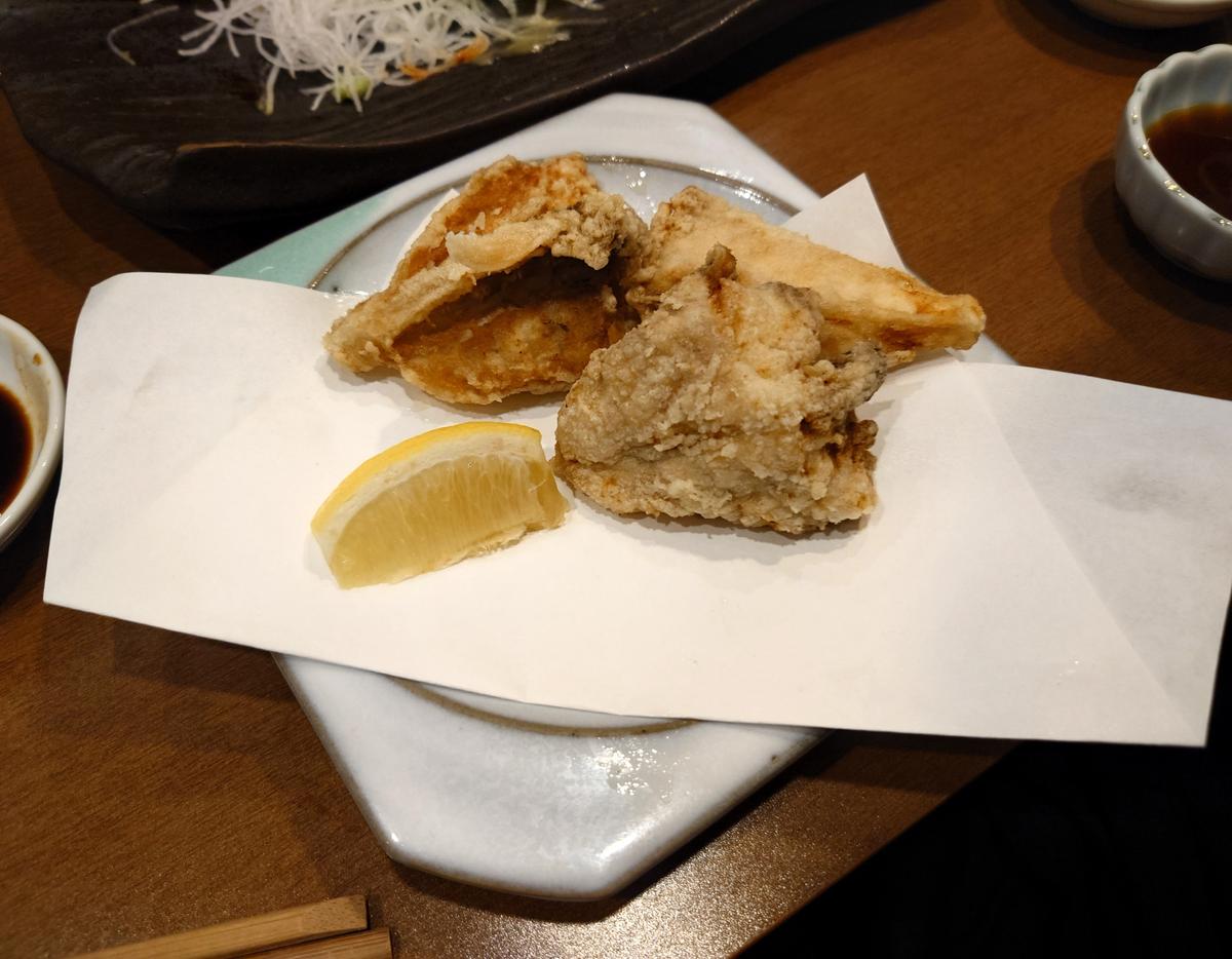 フグの唐揚げ
