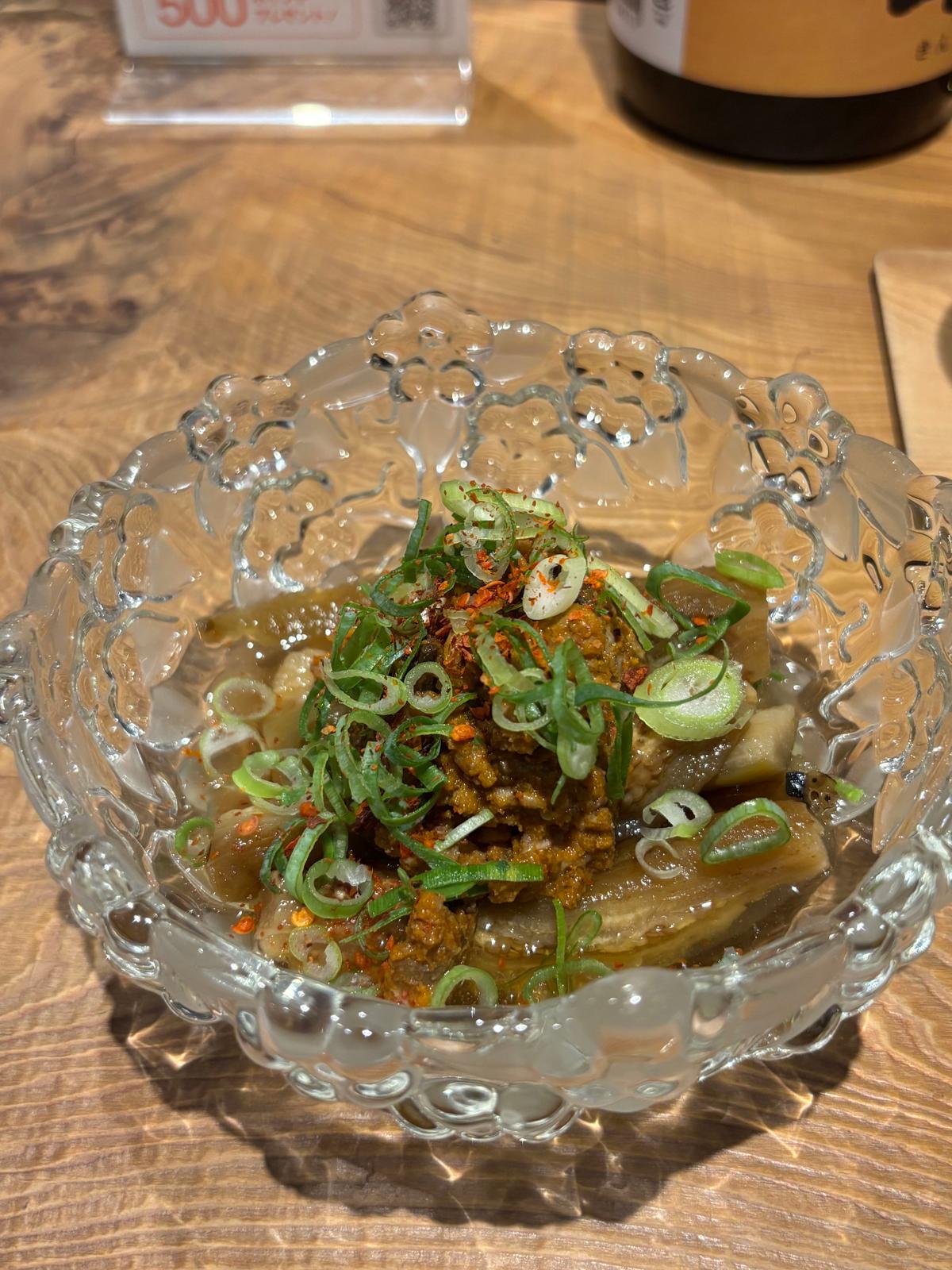 冷たい麻婆茄子