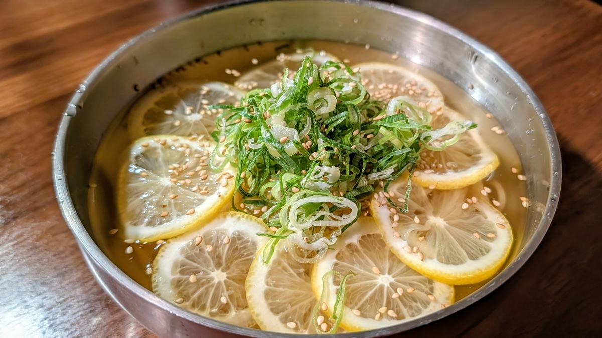 レモン冷麺 夏にぴったり