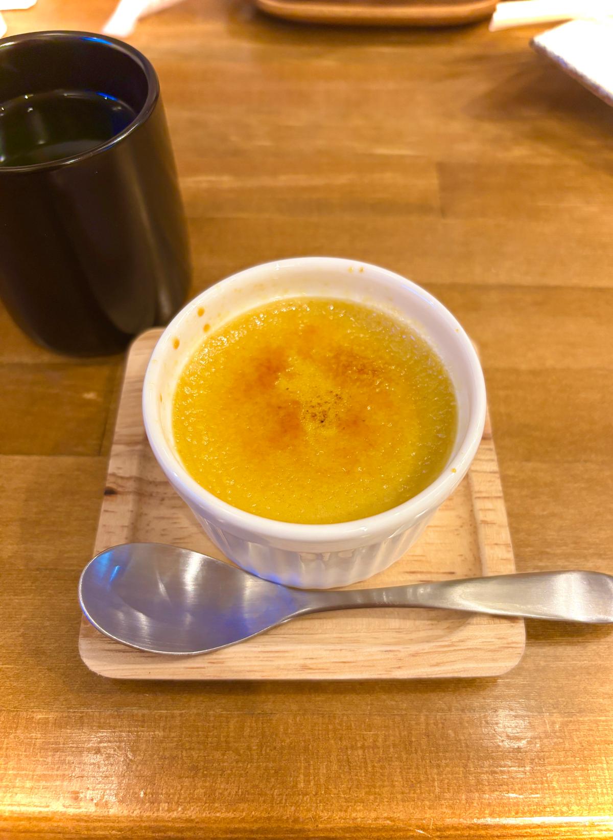 濃厚黒糖プリン 250円