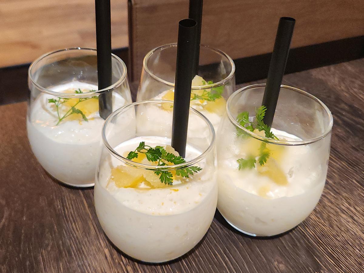 インスタ投稿でもらったデザートみたいなレモンスムージー🍋