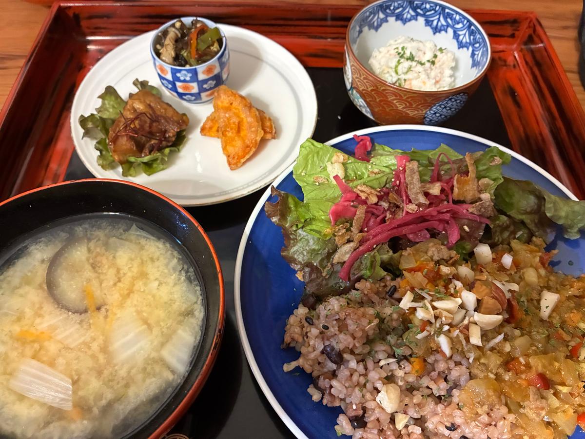 この日はキーマカレーでした。