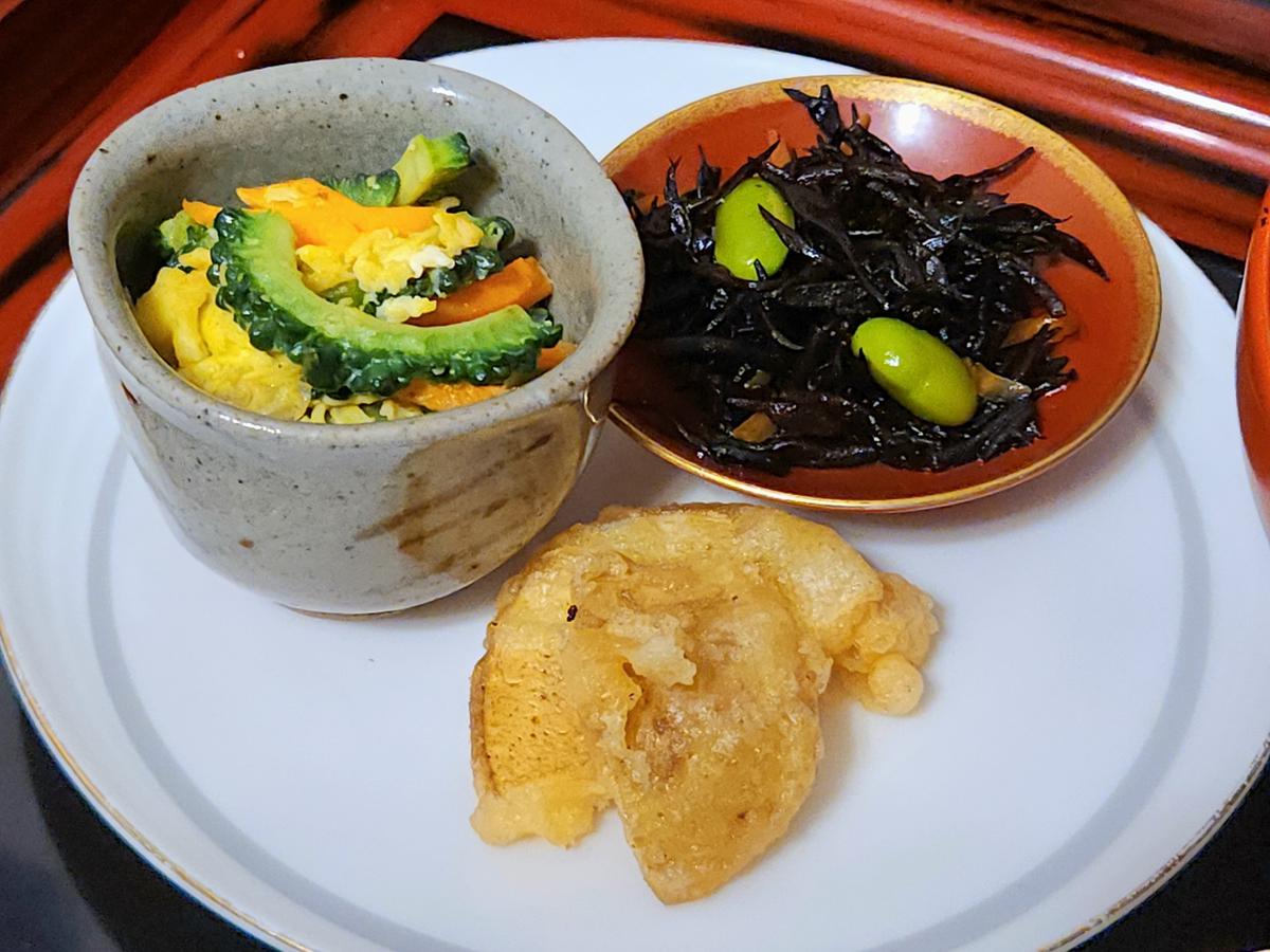 おかずはちょうど良い塩梅