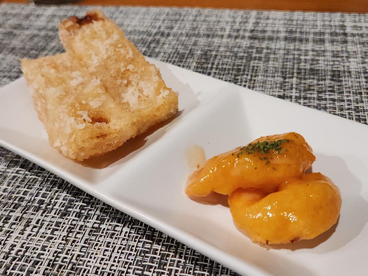 おばんざい3種のちょい盛り!大根の唐揚げ、エビマヨ