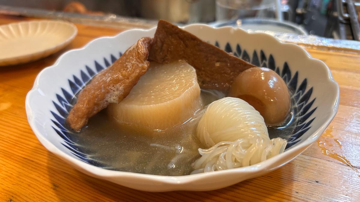 定番のおでんを順番に堪能❤