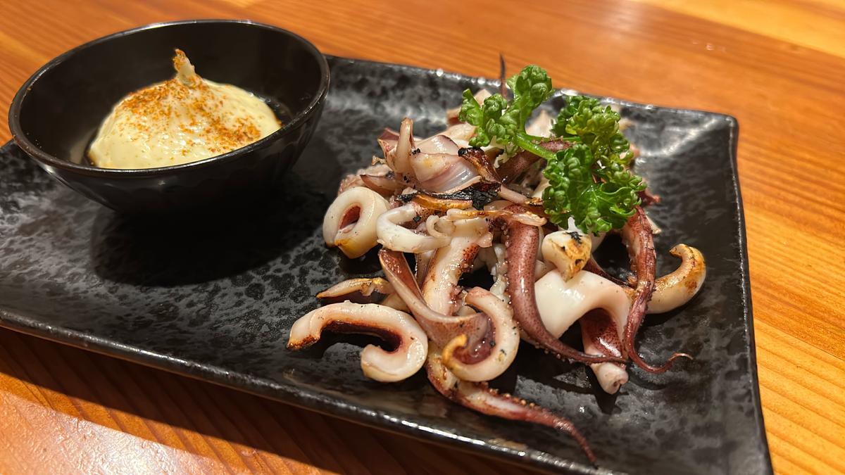 イカ×マヨ×七味=美味しい😋