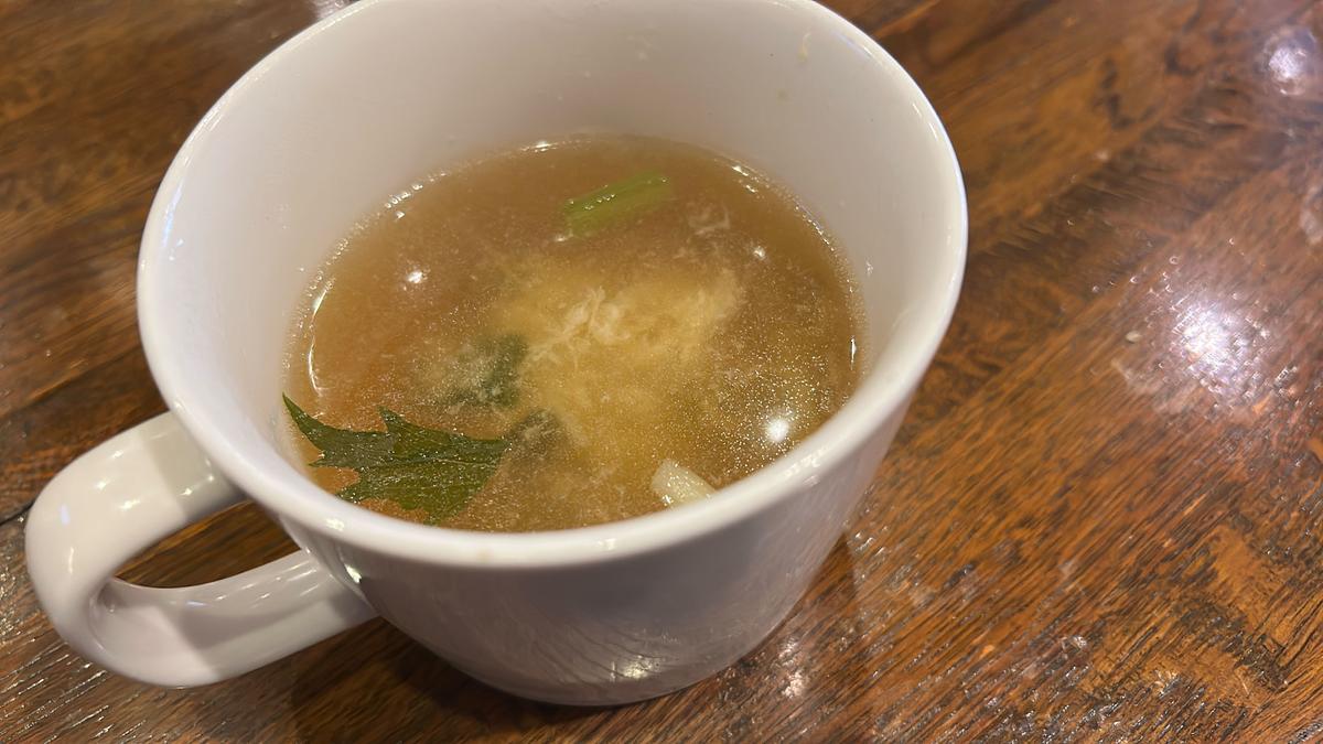 優しい味のスープ