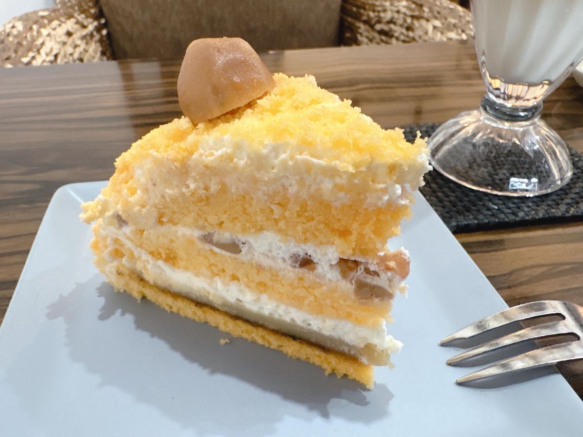 栗のショートケーキ