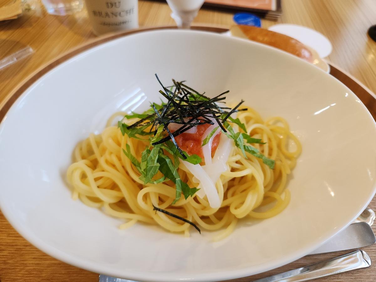 イカ明太子パスタ