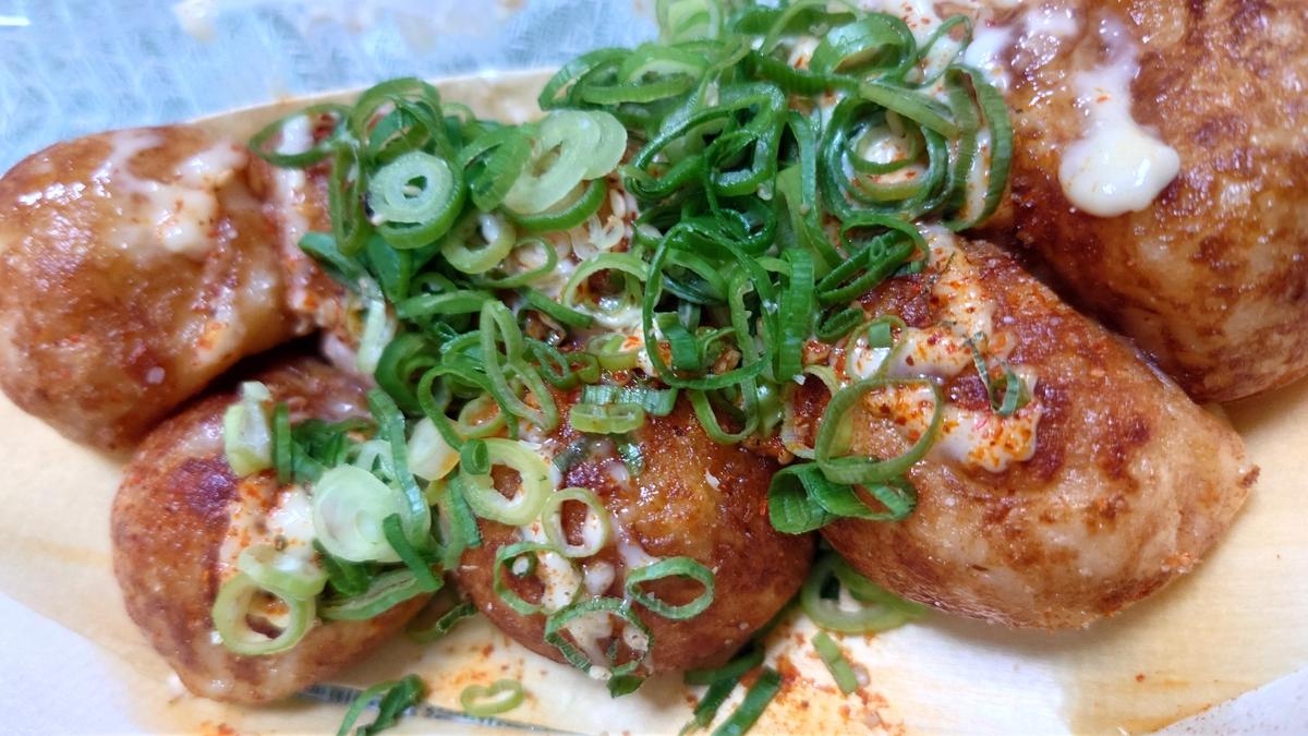 ごま油&塩!マヨ、ネギ、一味無料追加。