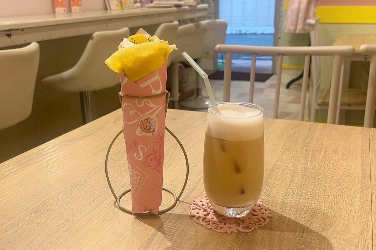 ミルクティーも注文しました