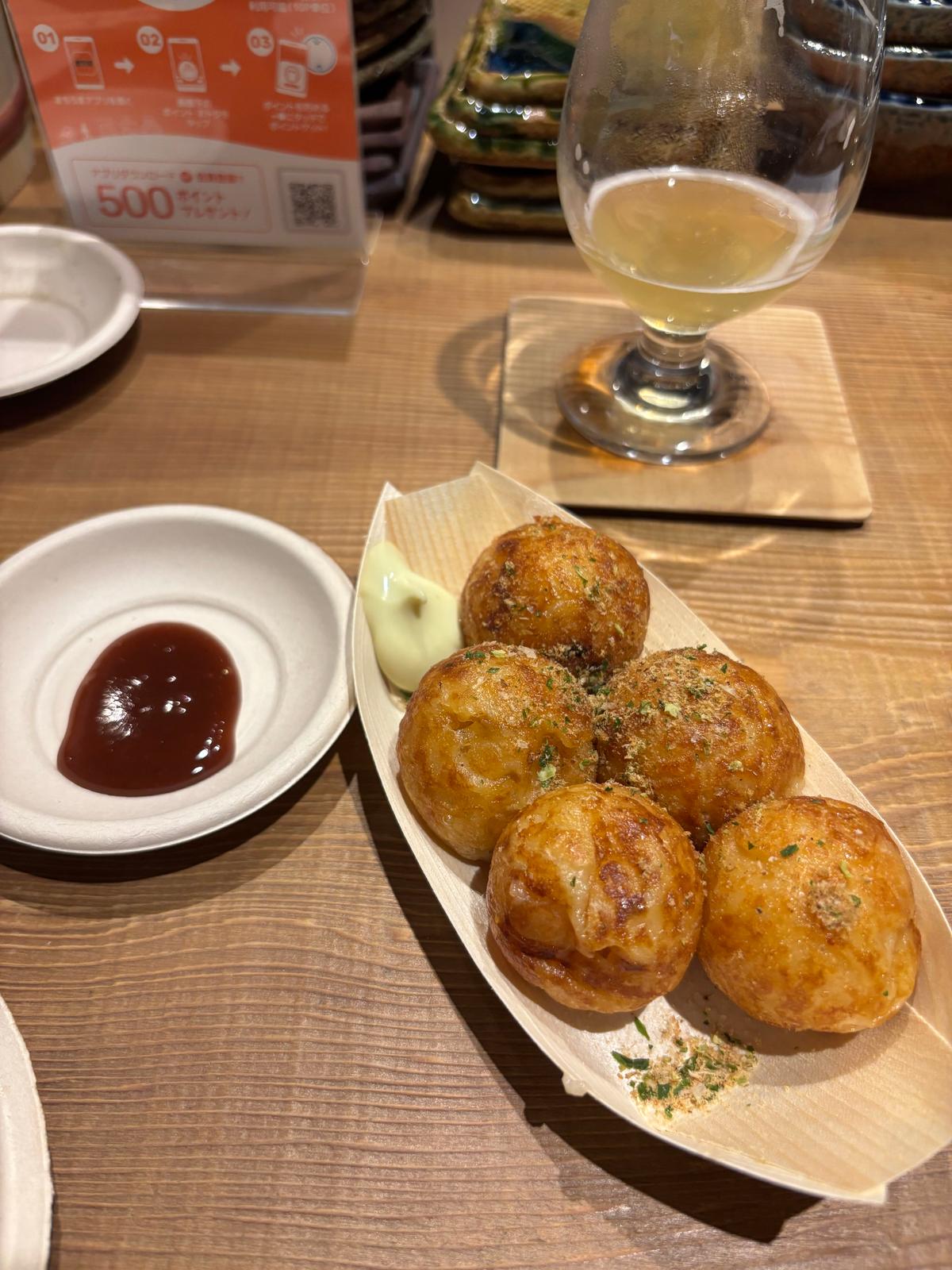 できたてのたこ焼き