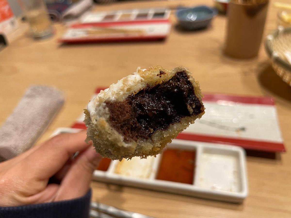 ガトーショコラも串揚げに!!