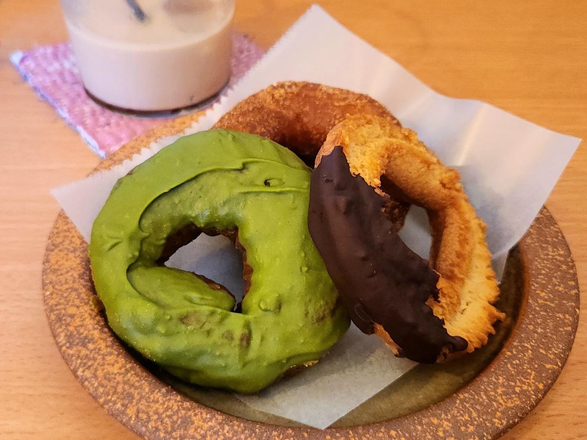 抹茶チョコは初めて!シナモンは2個目