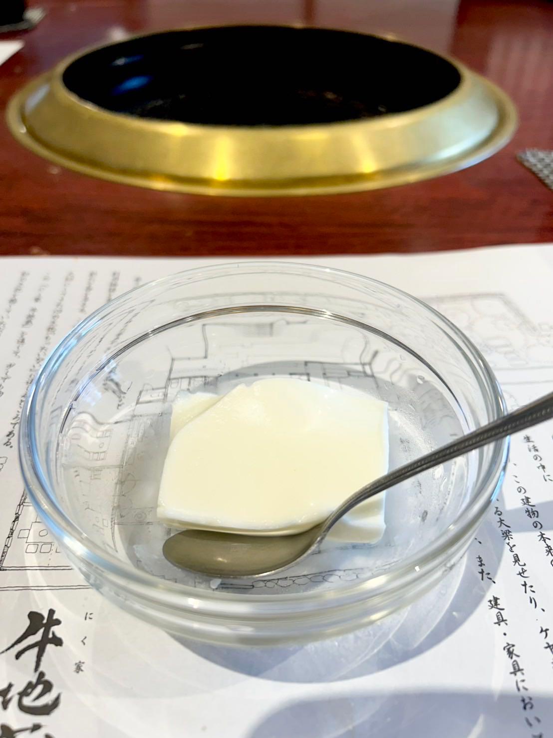 杏仁豆腐、さっぱり。おいしい!